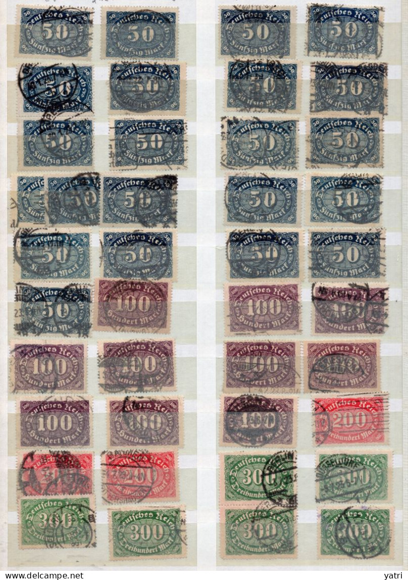 Repubblica Di Weimar - Mi. 246/257 (o) - 116 Francobolli - Used Stamps