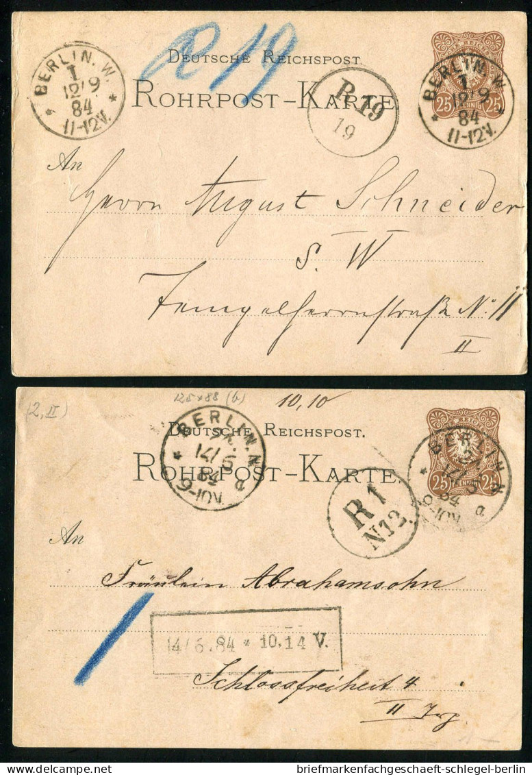 Berlin, 1884, RP4 =B=, Brief - Autres & Non Classés