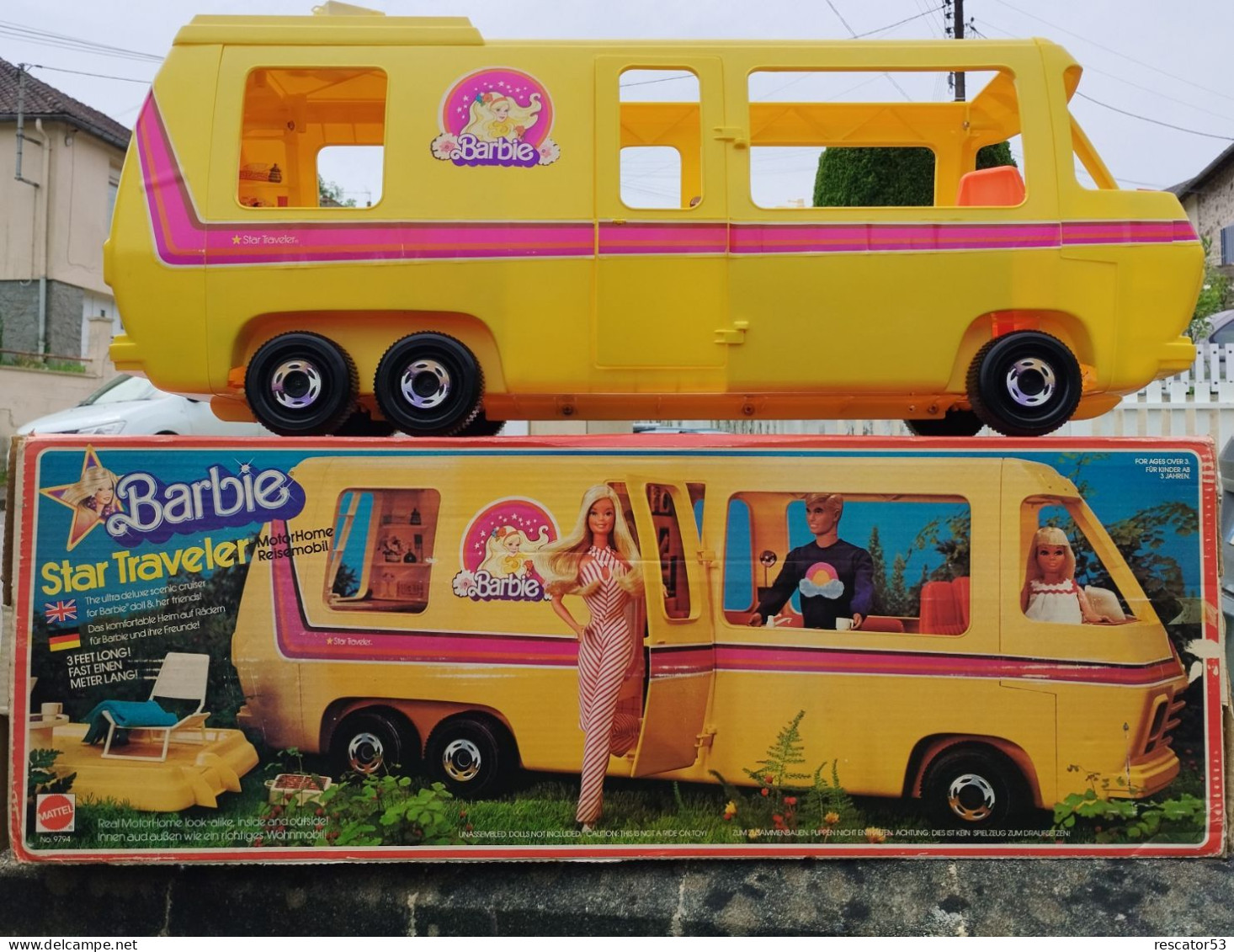 Rare Et Vintage Dans Sa Boite D'origine Camping-car GMC Barbie TBE 1976 - Jouets Anciens