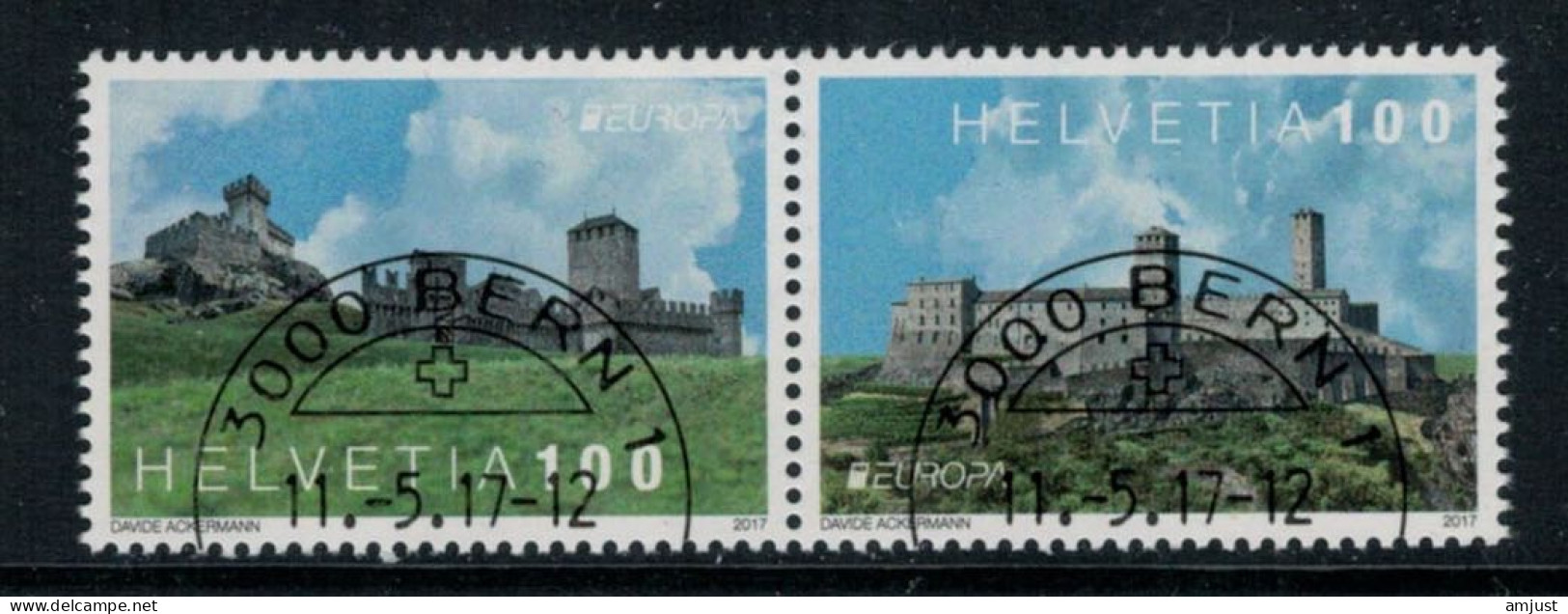 Suisse /Schweiz/Svizzera/Switzerland // 2017 // Europa, Châteaux Oblitéré No. 1637-1638 - Used Stamps