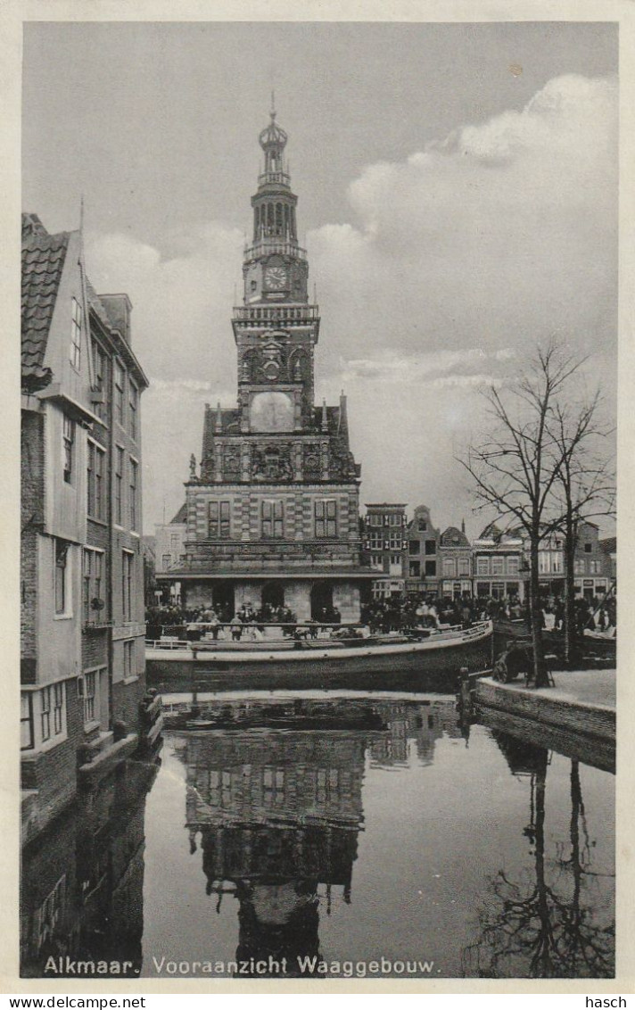 4934 59 Alkmaar, Vooraanzicht Waaggebouw.  - Alkmaar