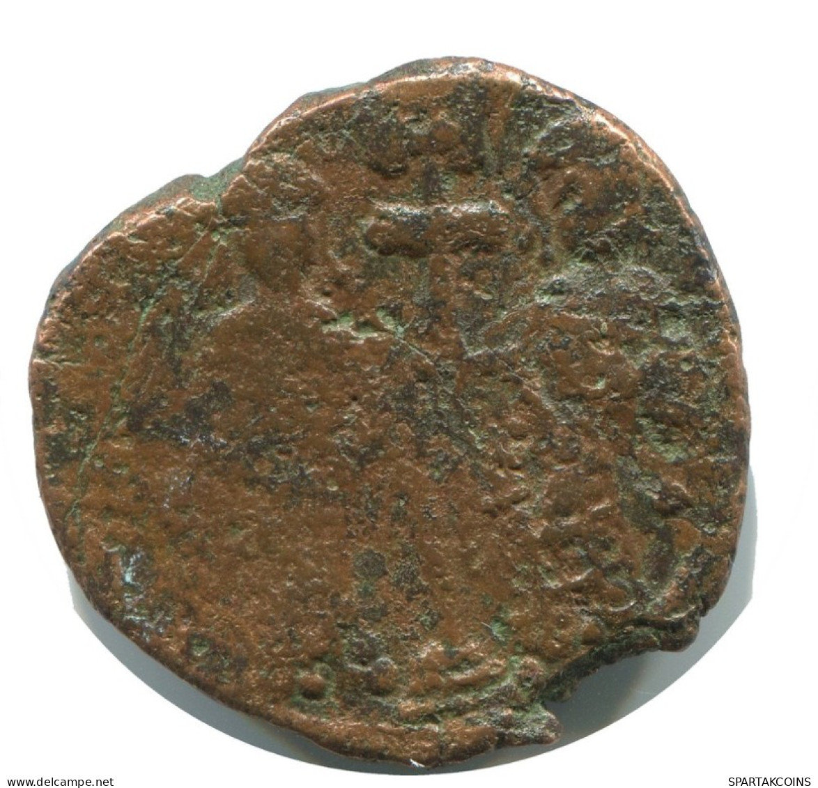 FLAVIUS JUSTINUS II FOLLIS Auténtico Antiguo BYZANTINE Moneda 6.9g/25m #AB328.9.E.A - Byzantinische Münzen