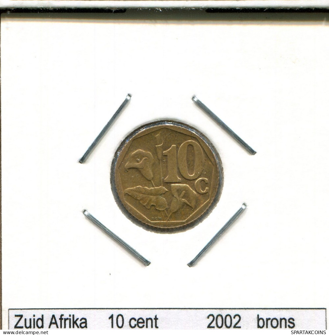 10 CENTS 2002 SÜDAFRIKA SOUTH AFRICA Münze #AS306.D.A - Zuid-Afrika