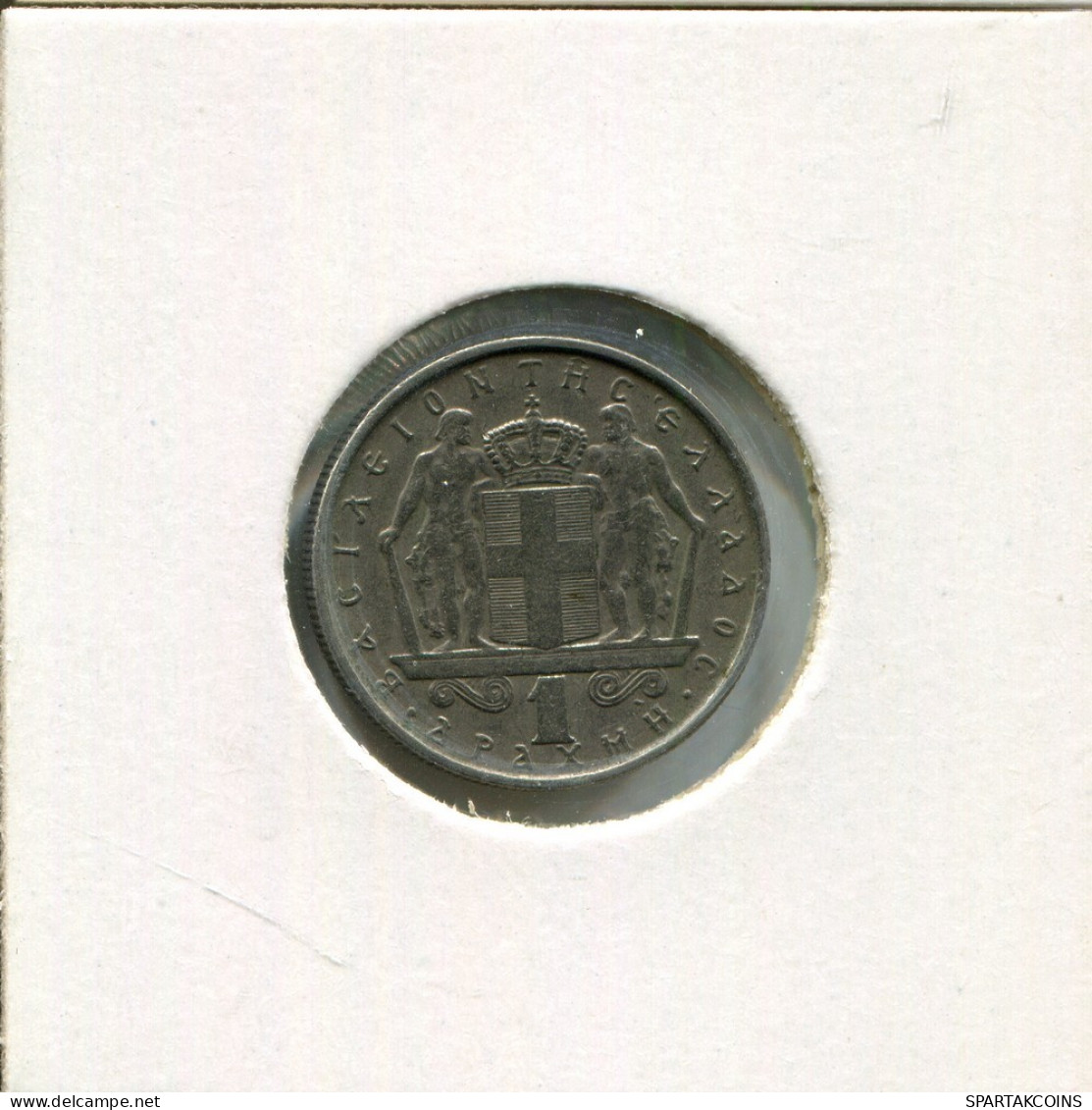 1 DRACHMA 1966 GRIECHENLAND GREECE Münze #AR344.D.A - Grecia