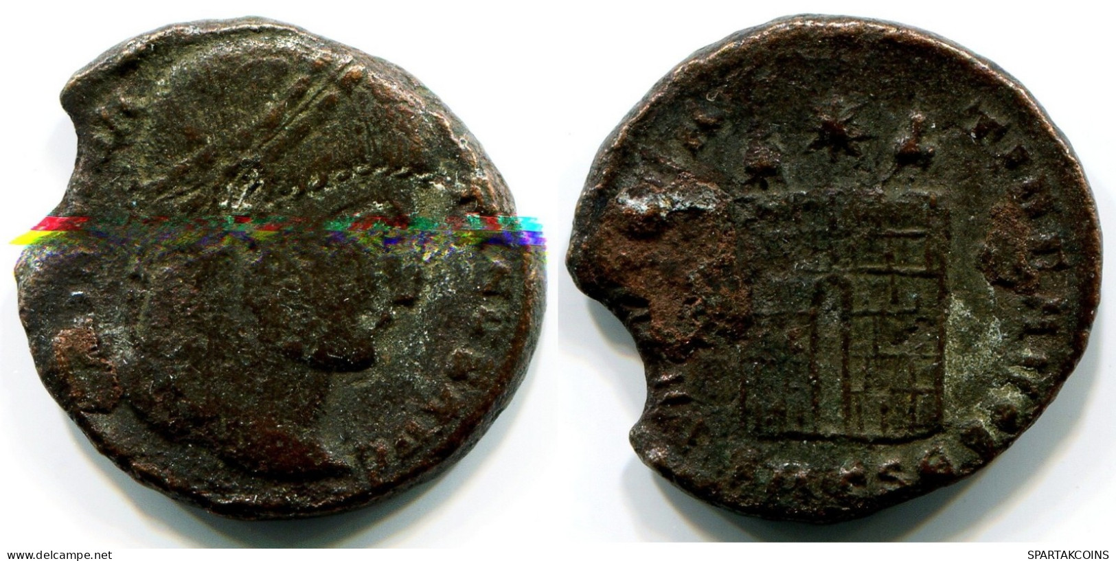 CONSTANTINE I MINTED IN THESSALONICA FOUND IN IHNASYAH HOARD #ANC11134.14.D.A - The Christian Empire (307 AD To 363 AD)