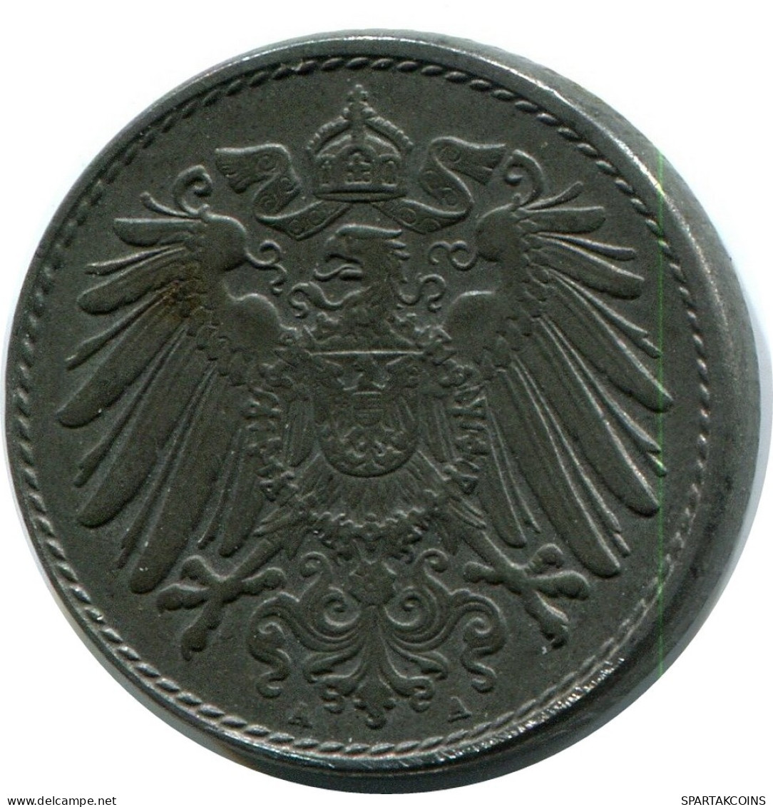 5 PFENNIG 1919 A DEUTSCHLAND Münze GERMANY #AX563.D.A - 5 Rentenpfennig & 5 Reichspfennig