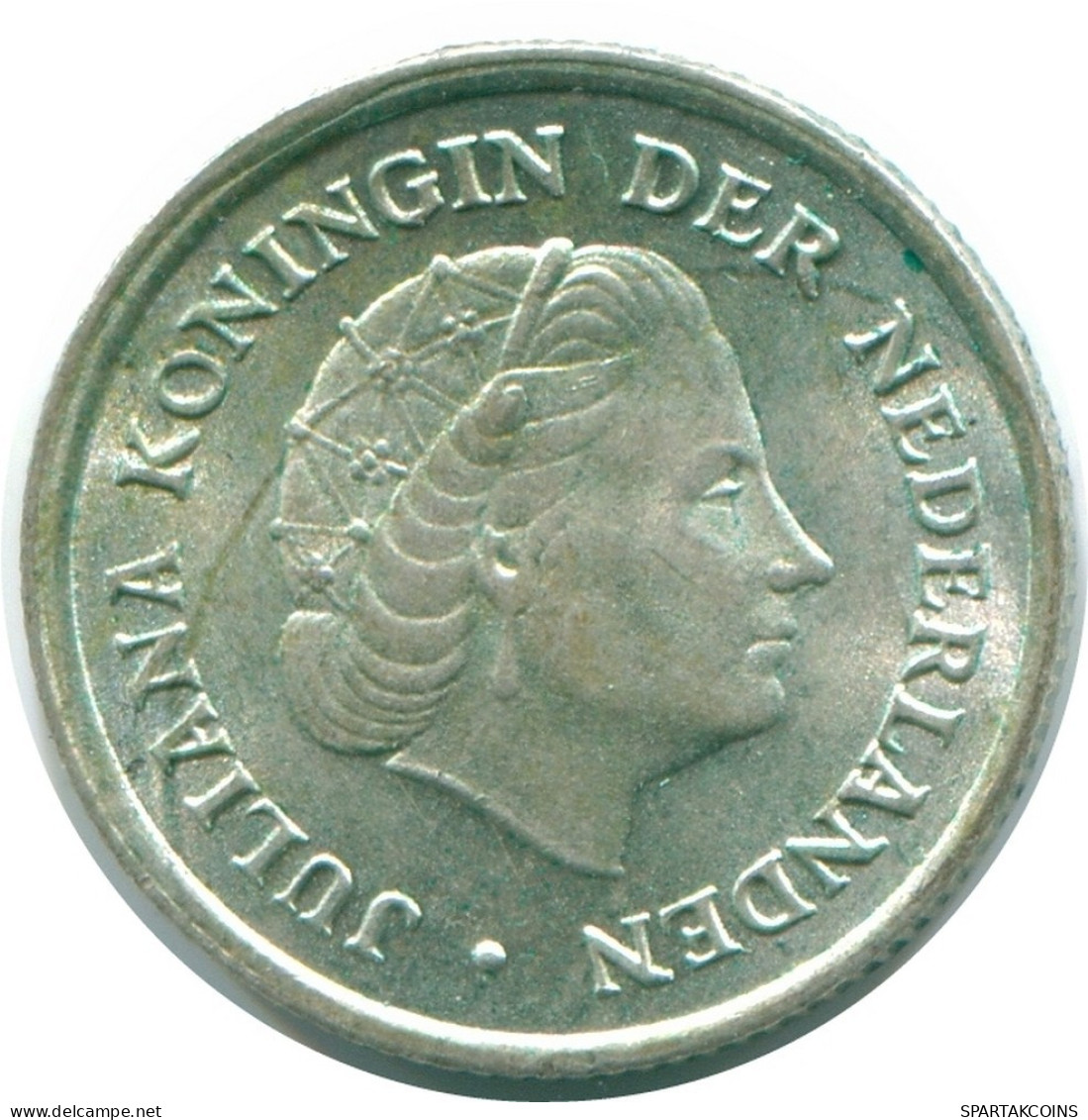 1/10 GULDEN 1970 ANTILLAS NEERLANDESAS PLATA Colonial Moneda #NL12963.3.E.A - Antilles Néerlandaises