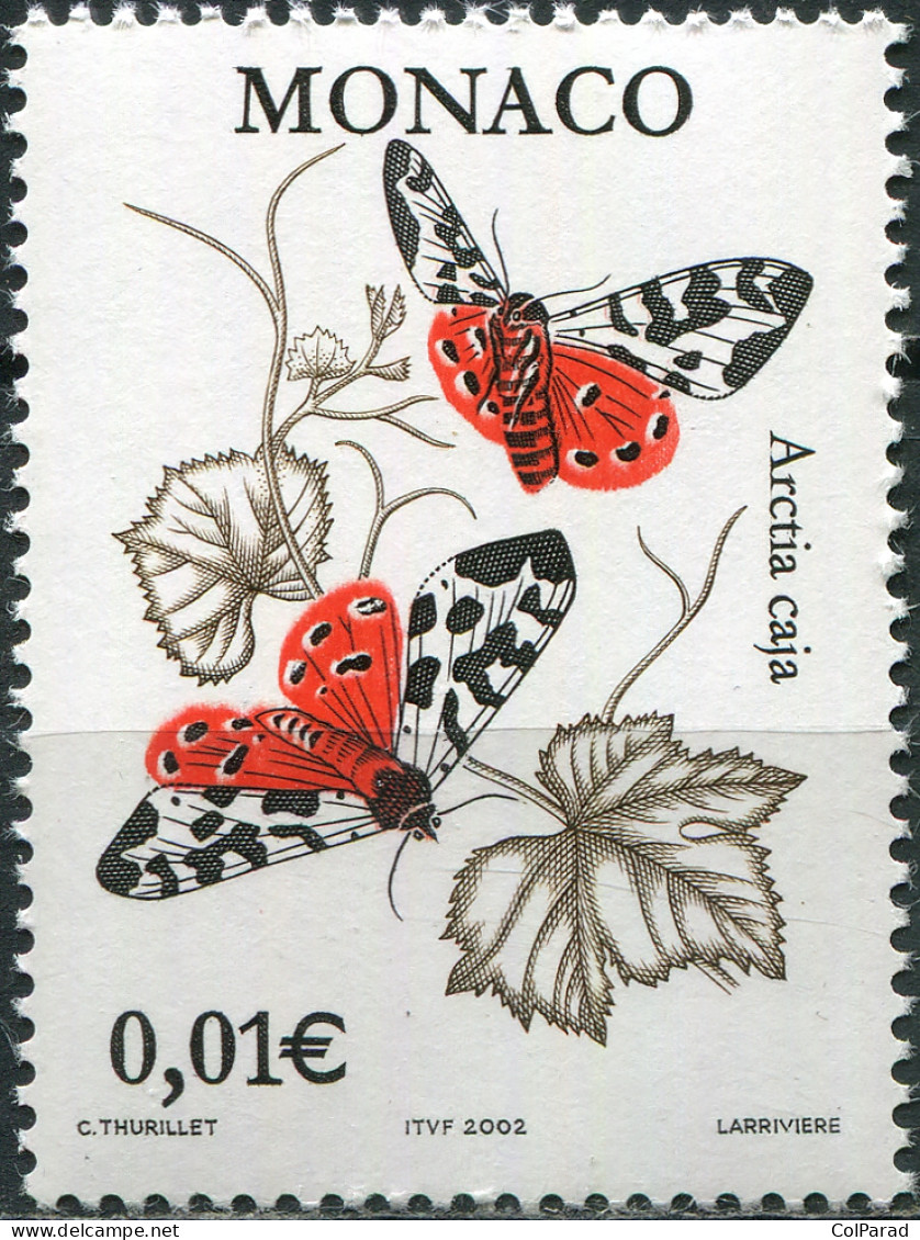 MONACO - 2002 - STAMP MNH ** - Garden Tiger Moth (Arctia Caja) - Neufs