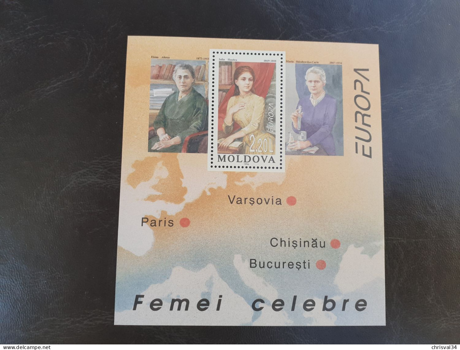 TIMBRES    MOLDAVIE  BLOC  FEUILLET     1996  EUROPA   N  11     NEUFS  LUXE** - 1996