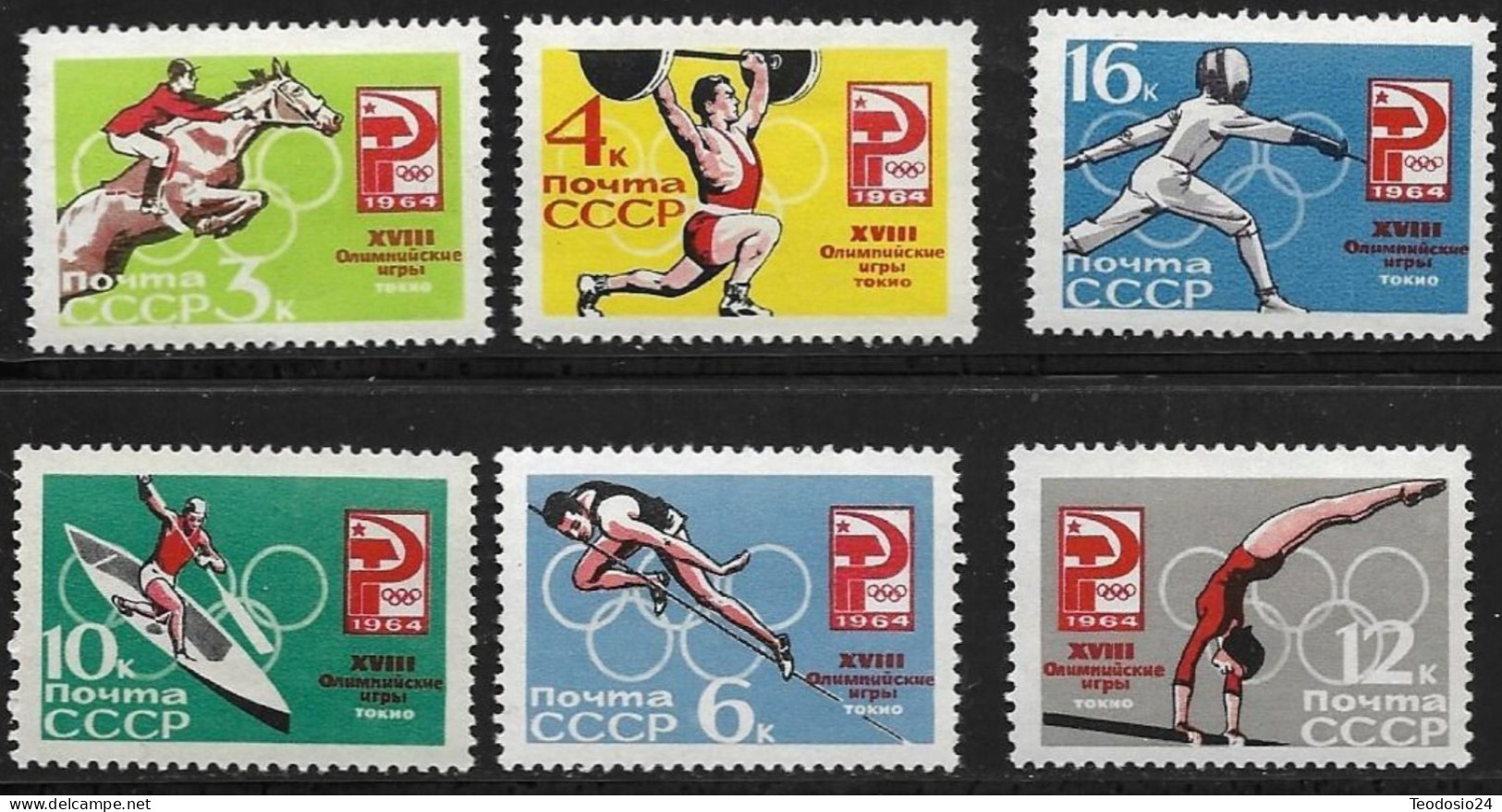 Russie 1964 Yt 2843/8  Serie Completa   ** - Ungebraucht