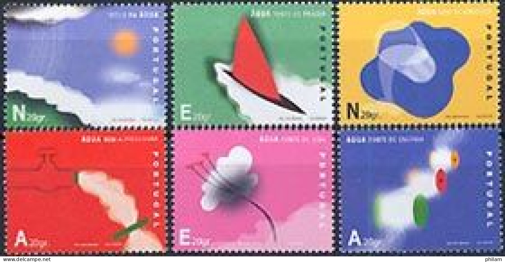 PORTUGAL 2006 - L'eau - 6 V. - Unused Stamps