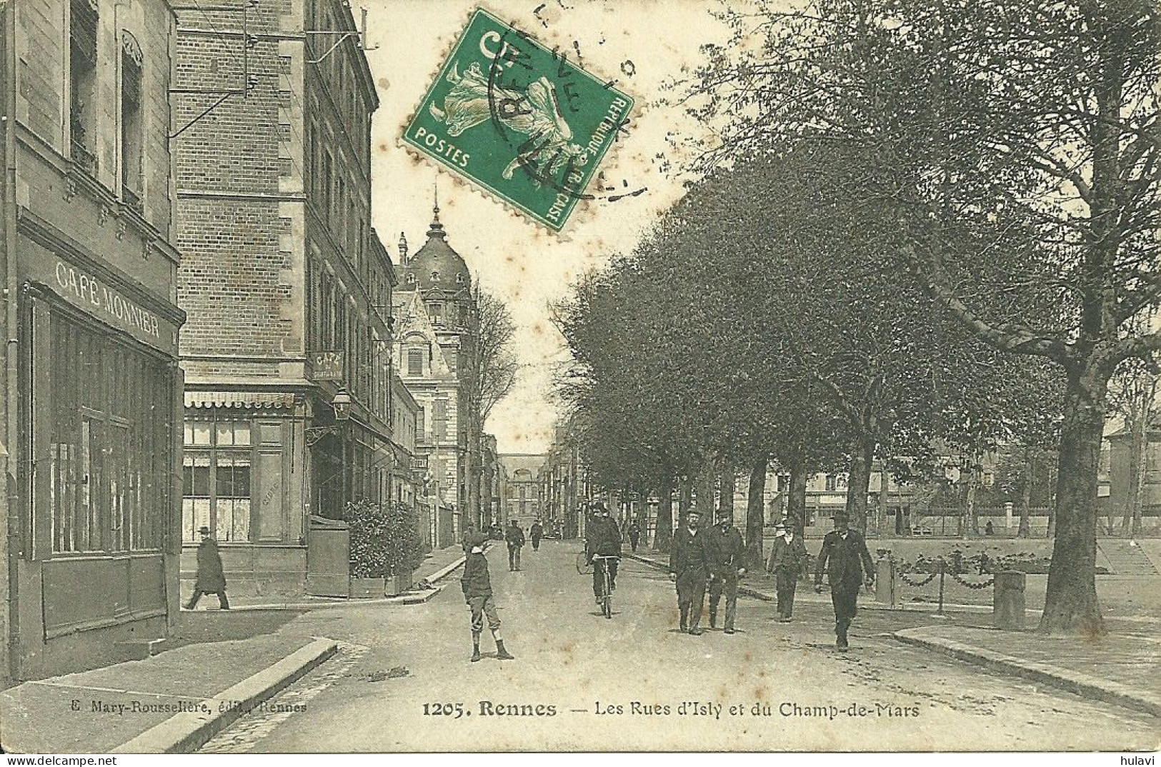 35  RENNES - LES RUES D' ISLY ET DU CHAMP DE MARS (ref 9621) - Rennes