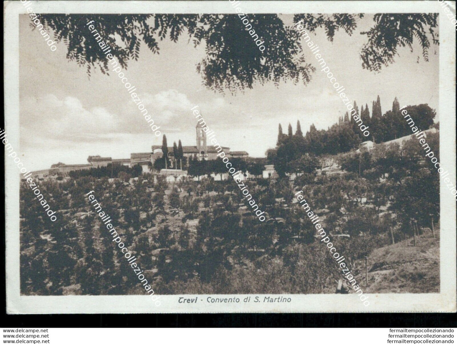 Bf561 Cartolina Trevi Convento Di S.martino Provincia Di Perugia - Perugia