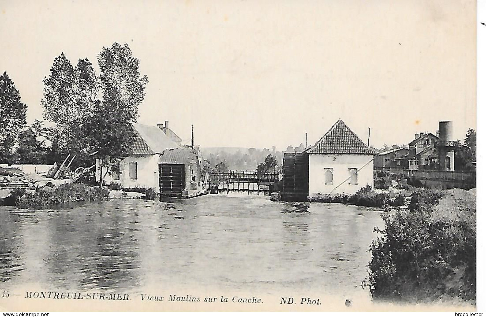 MONTREUIL Sur MER ( 62 ) -  Vieux Moulin Sur La Canche - Montreuil