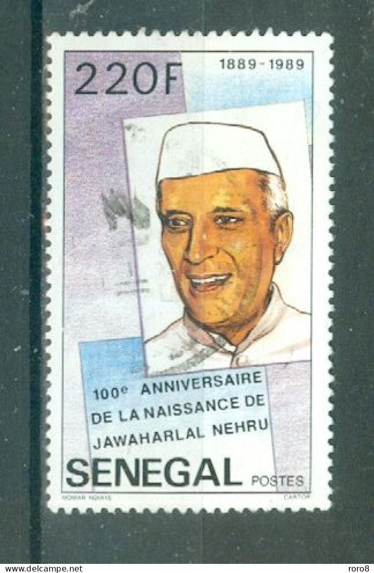 REPUBLIQUE DU SENEGAL - N°830 Oblitéré - Centenaire De La Naissance De Jawaharlal Nehru (1889-1964) 1er Ministre Indien. - Sonstige & Ohne Zuordnung