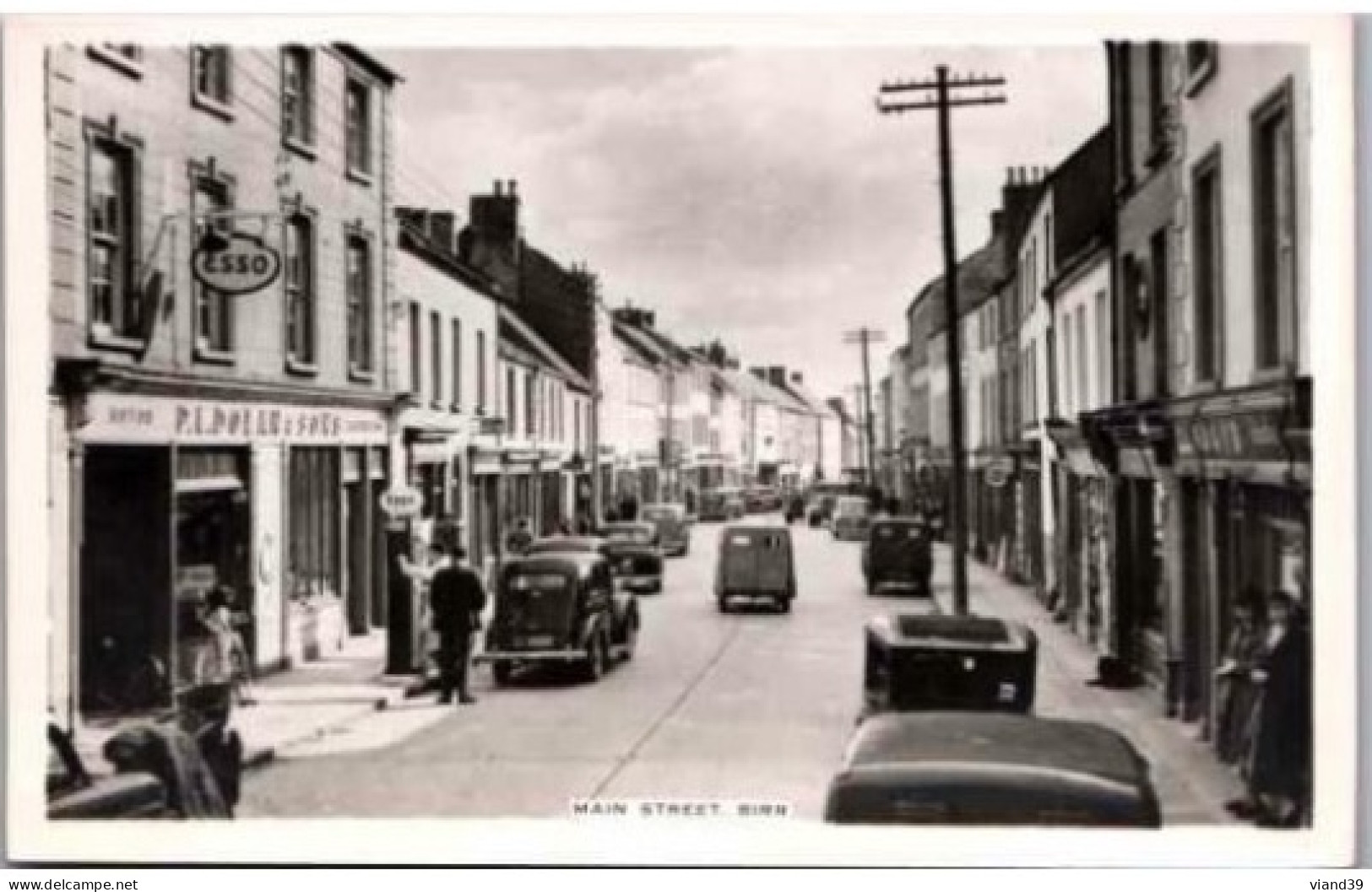 BIRR.   -  Main Street     Animée Cars Voitures, Commerce Station Essence - Offaly