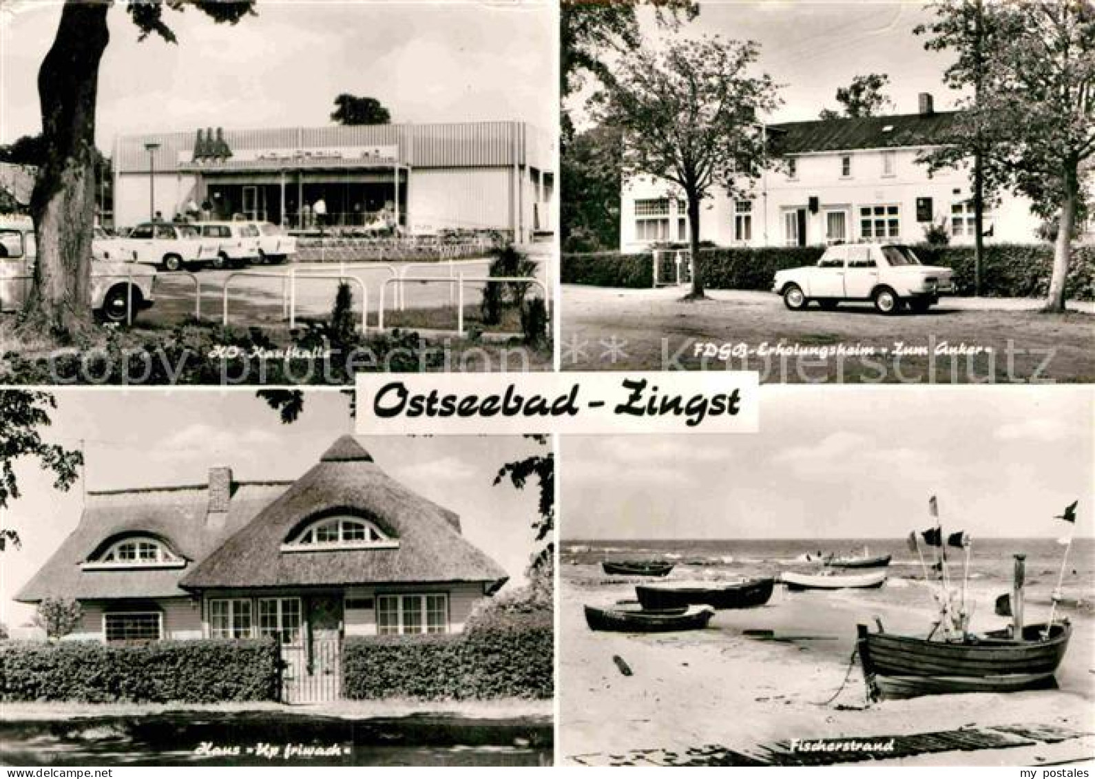 72899588 Zingst Ostseebad Kaufhalle Erholungsheim Zum Anker Haus Up Friwach Fisc - Zingst