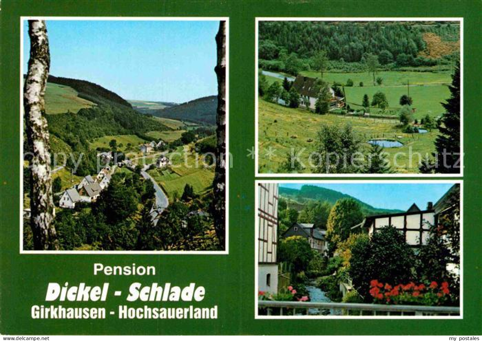 72899562 Girkhausen Bad Berleburg Pension Dickel Schlade Landschaftspanorama Par - Bad Berleburg