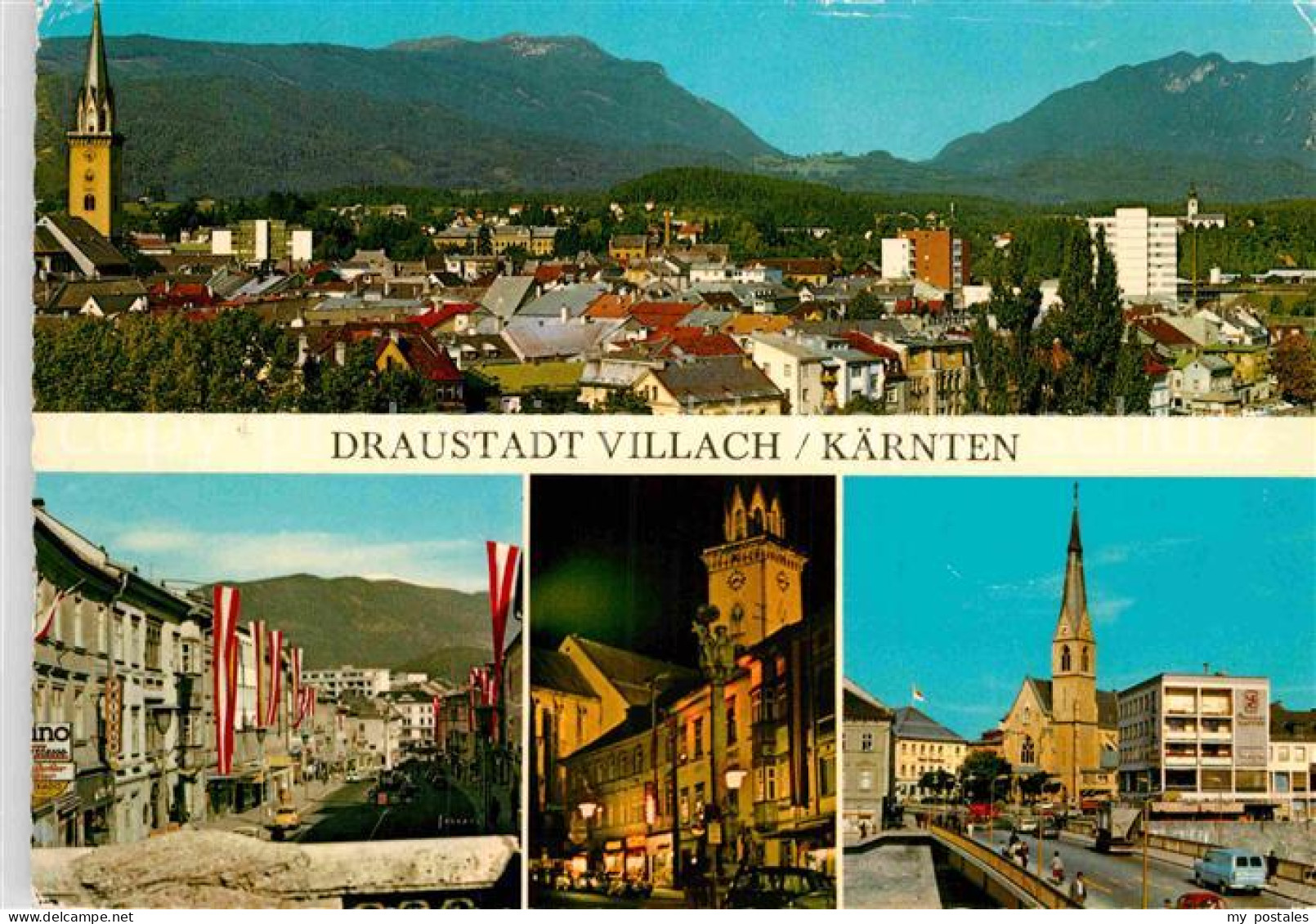 72899328 Villach Kaernten Gesamtansicht Kirche Stadtansichten  Villach - Other & Unclassified