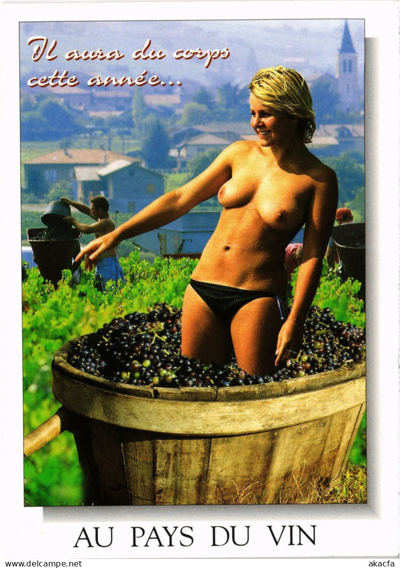 CPM AK Semi Nude Woman With Grapes PIN UP RISQUE NUDES (1411036) - Pin-Ups