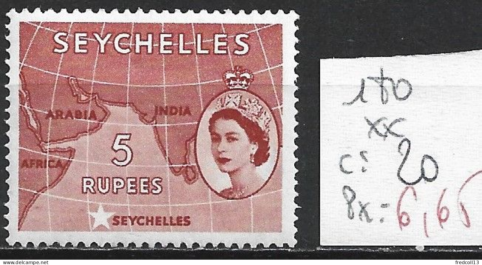 SEYCHELLES 180 ** Côte 20 € - Seychellen (...-1976)