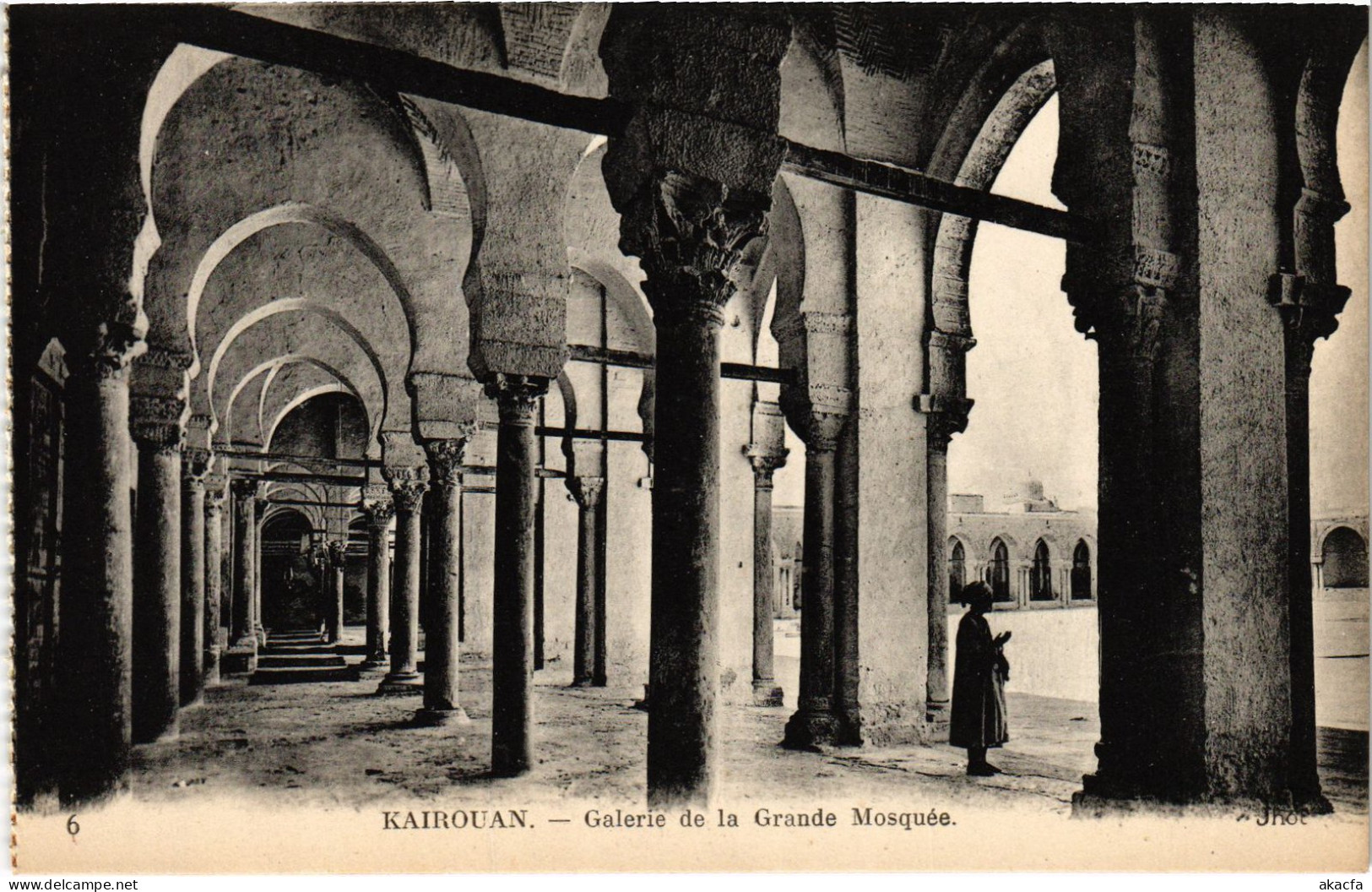 CPA AK Kairouan Galerie De La Grande Mosquee TUNISIA (1405437) - Tunisia