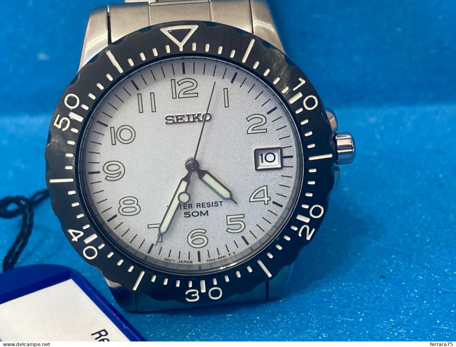 OROLOGIO SEIKO DA UOMO SPORT 7N42-8179 WR 50 MT NUOVO SENZA SCATOLA. - Taschenuhren