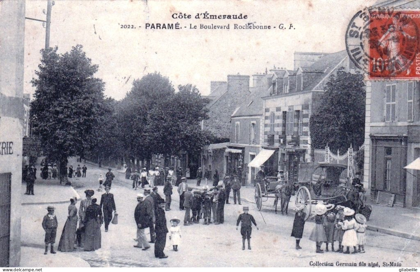 35 - Ille Et Vilaine -    PARAME - Le Boulevard Rochebonne - Parame