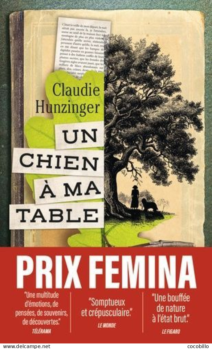 Un Chien à Ma Table - De Claudie Hunzinger - J' Ai Lu - 2023 - Autres & Non Classés