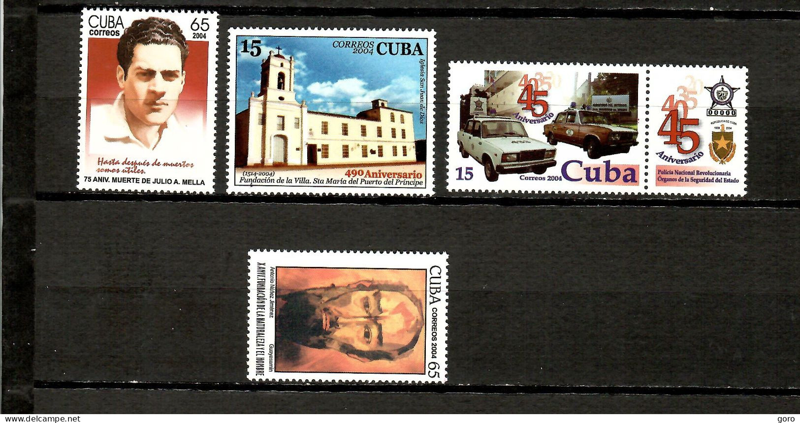 Cuba  2004  .-   Y&T  Nº   4141-4152-4167-4168      ** - Neufs