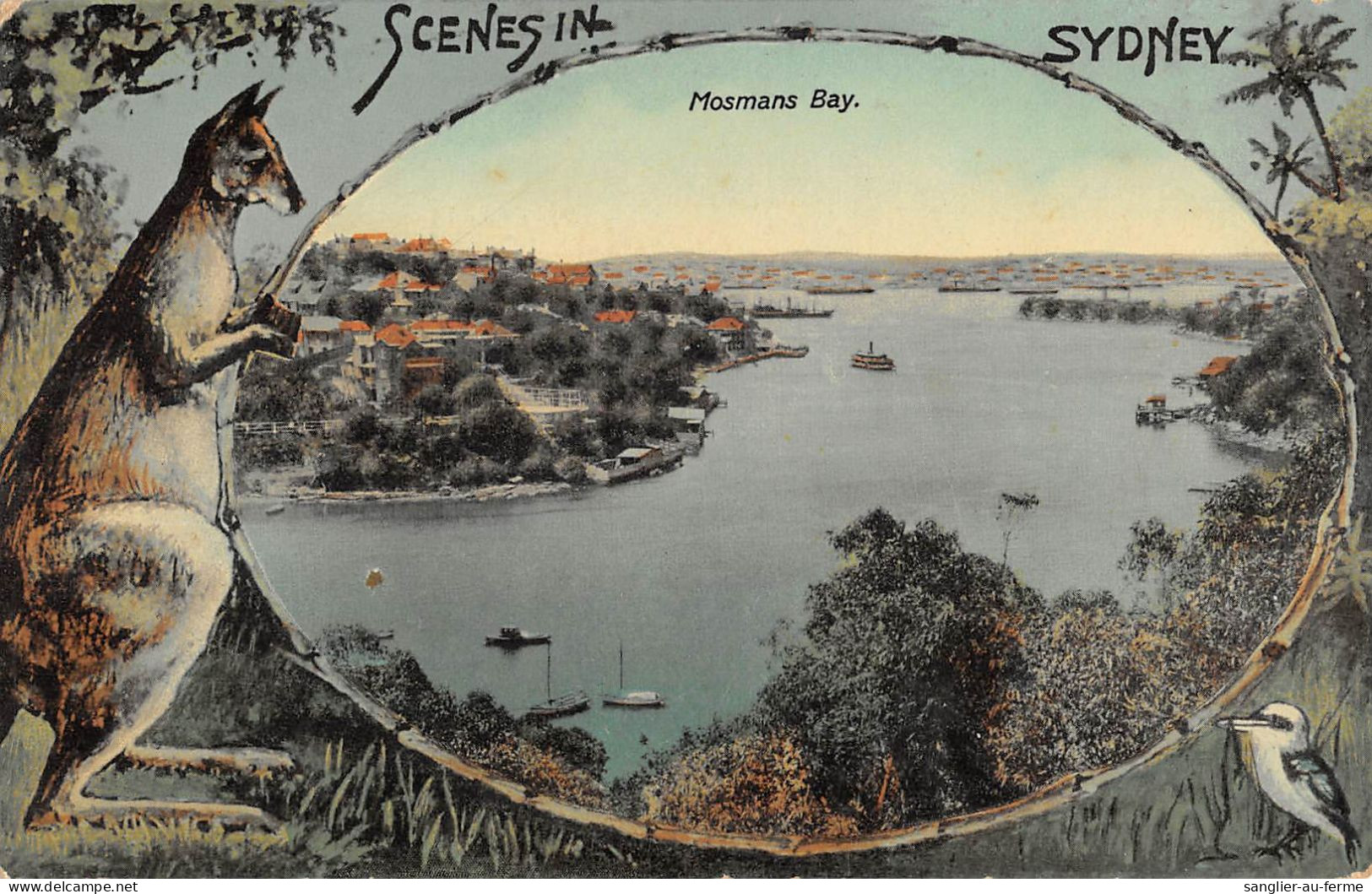 CPA AUSTRALIE / SCENES IN SYDNEY / MOSMANS BAY / KANGOUROU - Sonstige & Ohne Zuordnung