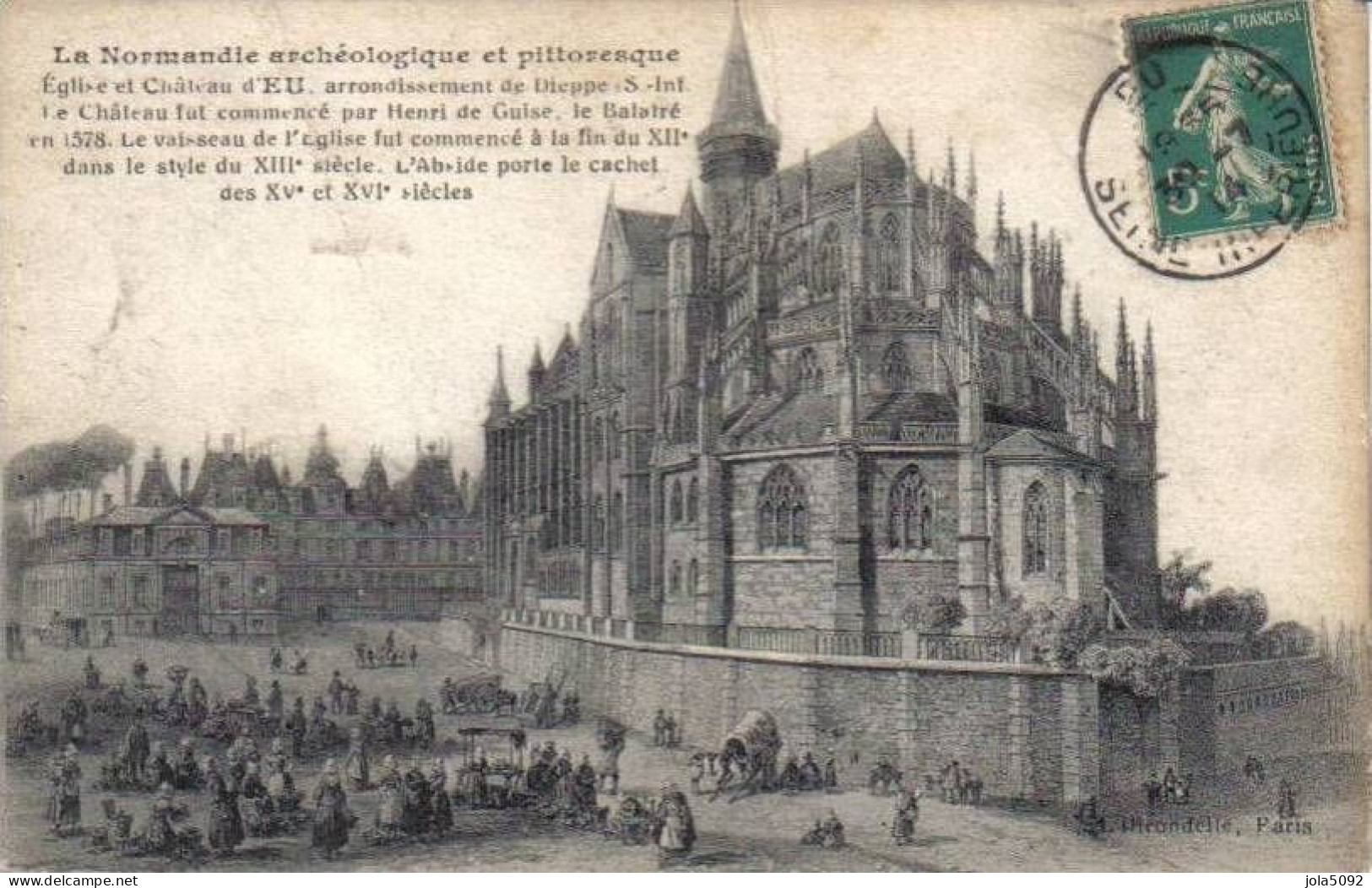 76 - Eglise Et Château D'EU - Eu