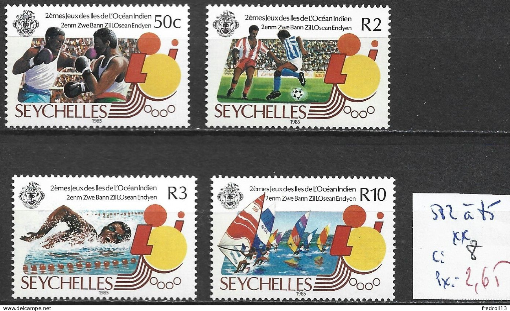 SEYCHELLES 582 à 85 ** Côte 8 € - Seychellen (1976-...)