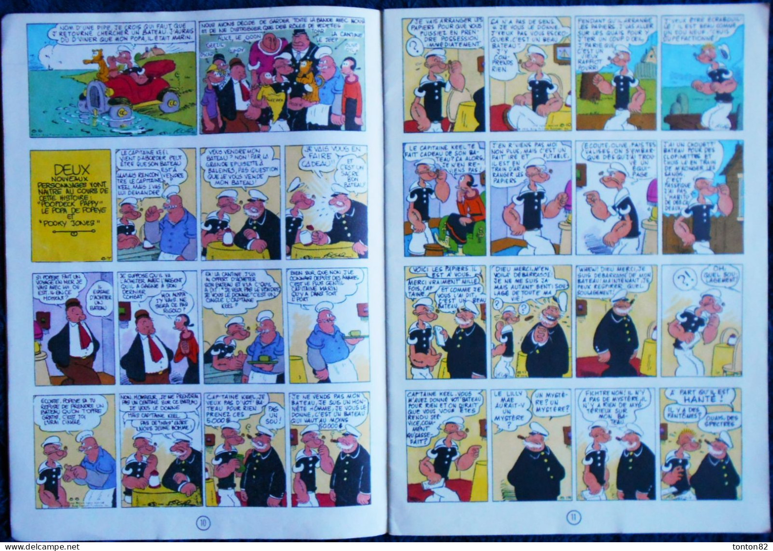 Segar - POPEYE - POPEYE Et Son POPA - Futuropolis - ( 1988 ) . - Autre Magazines