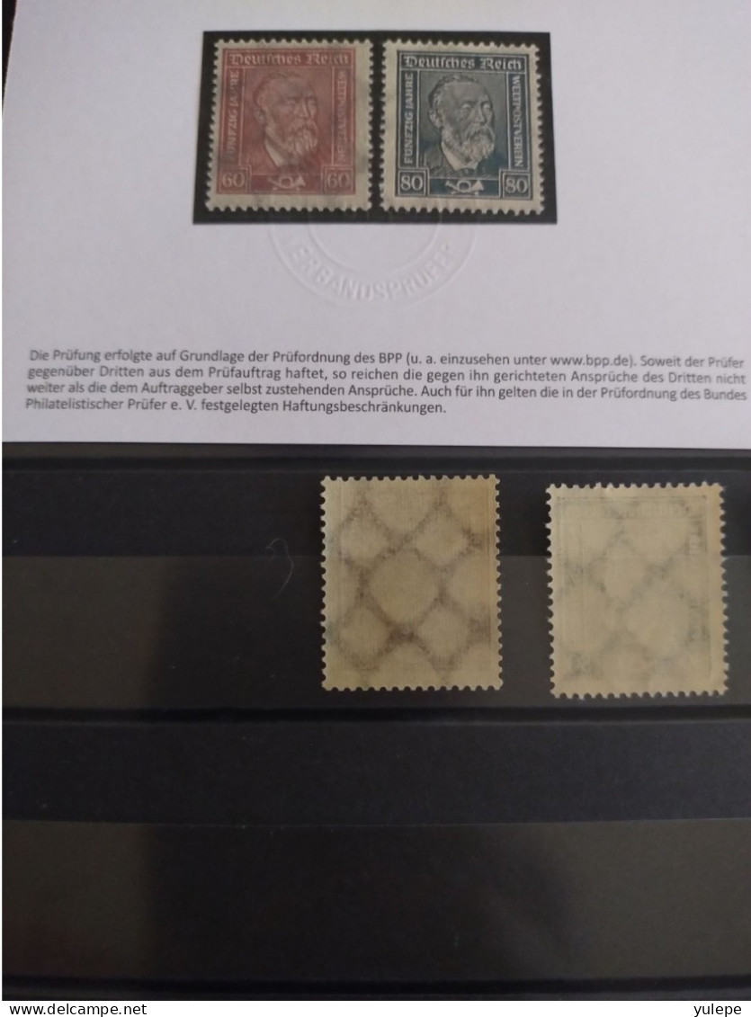 Deutsches Reich, 1924, 362-63, 362 Y Postfrisch - Neufs