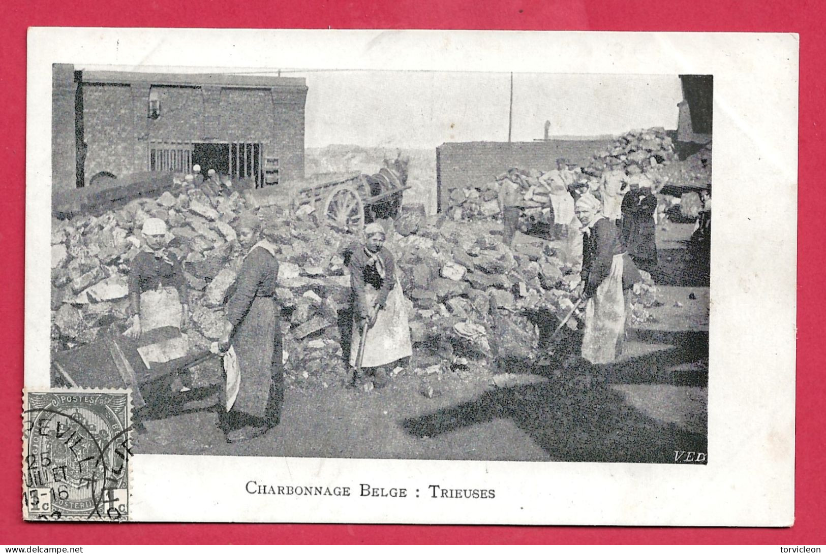 C.P. Charbonnage  = Belge  : Trieuses - Mines