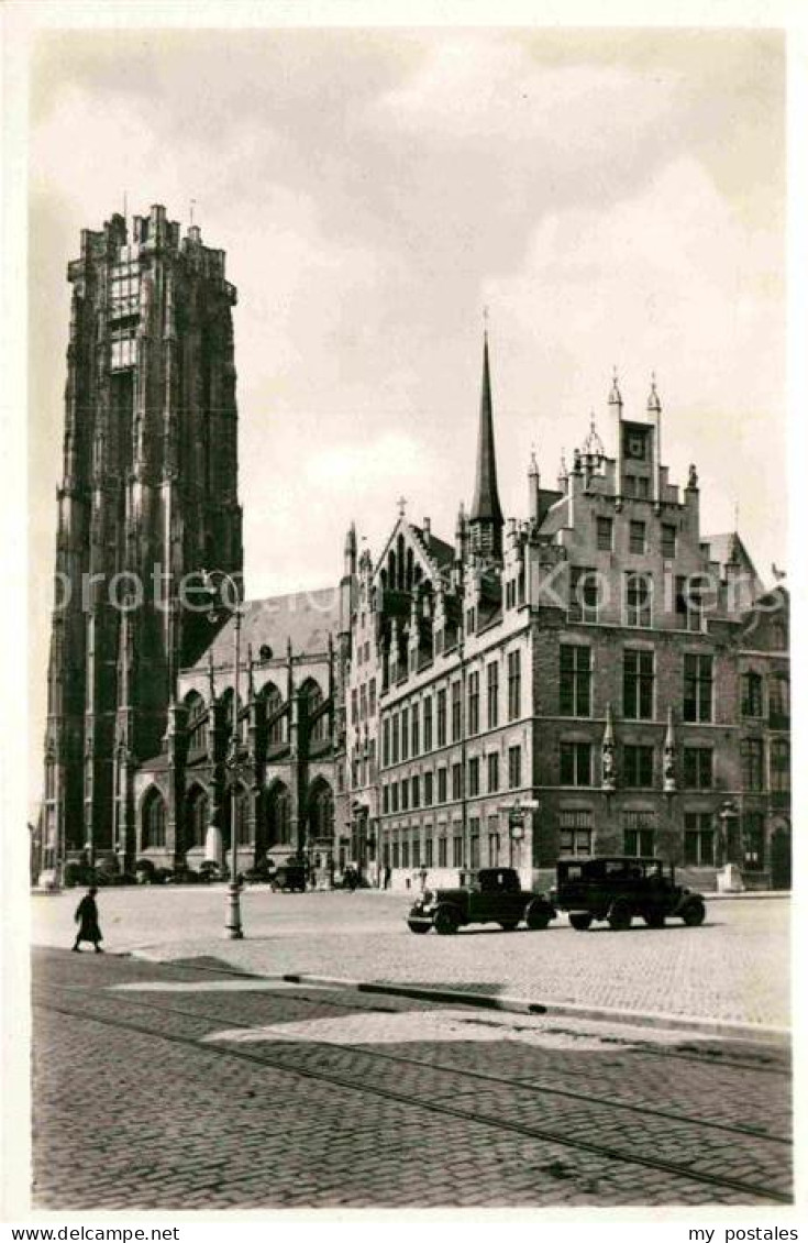 72895745 Mechelen Malines Tour Saint Rombaut Hotel Des Postes Mechelen Malines - Otros & Sin Clasificación