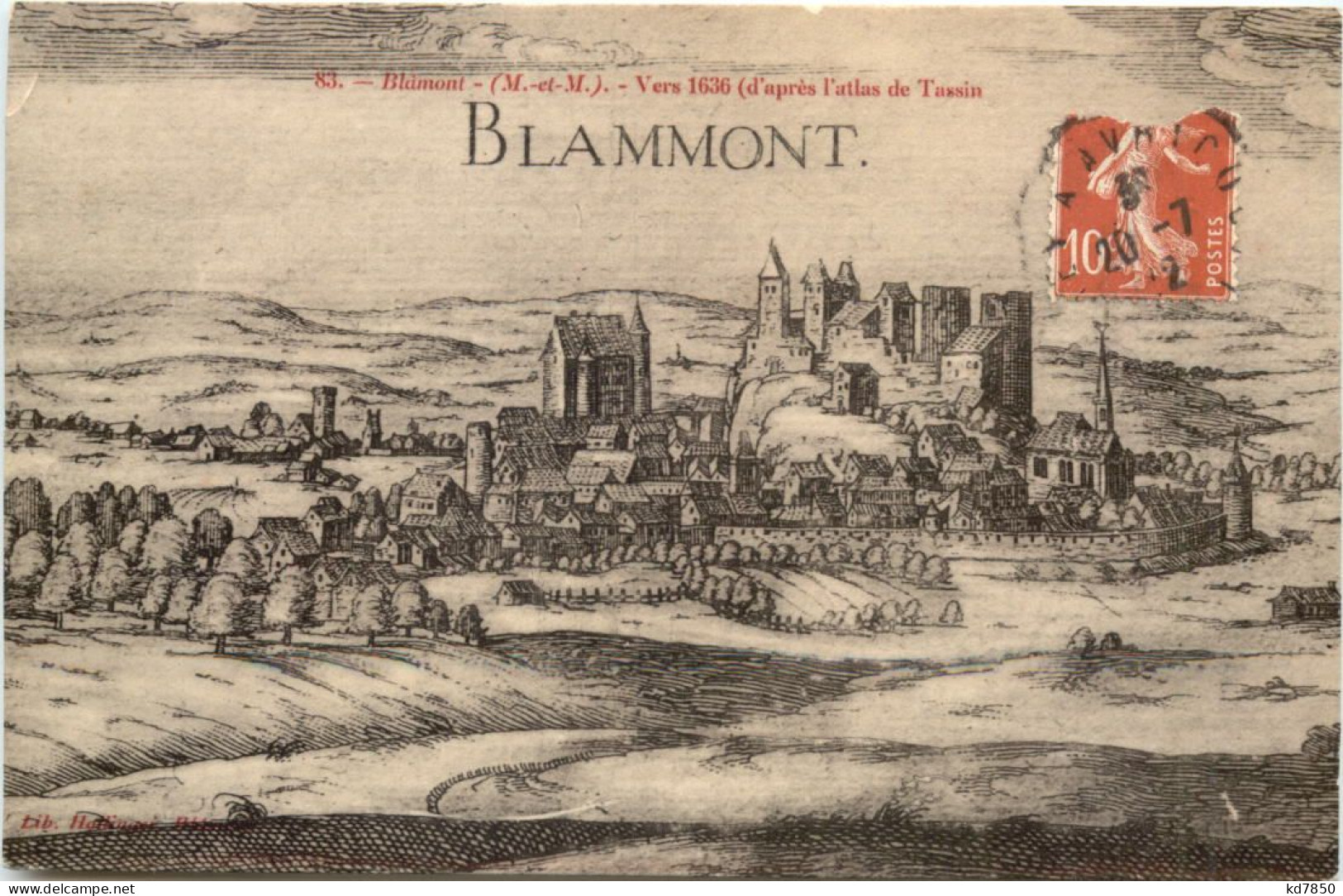 Blamont Vers 1636 - Blamont