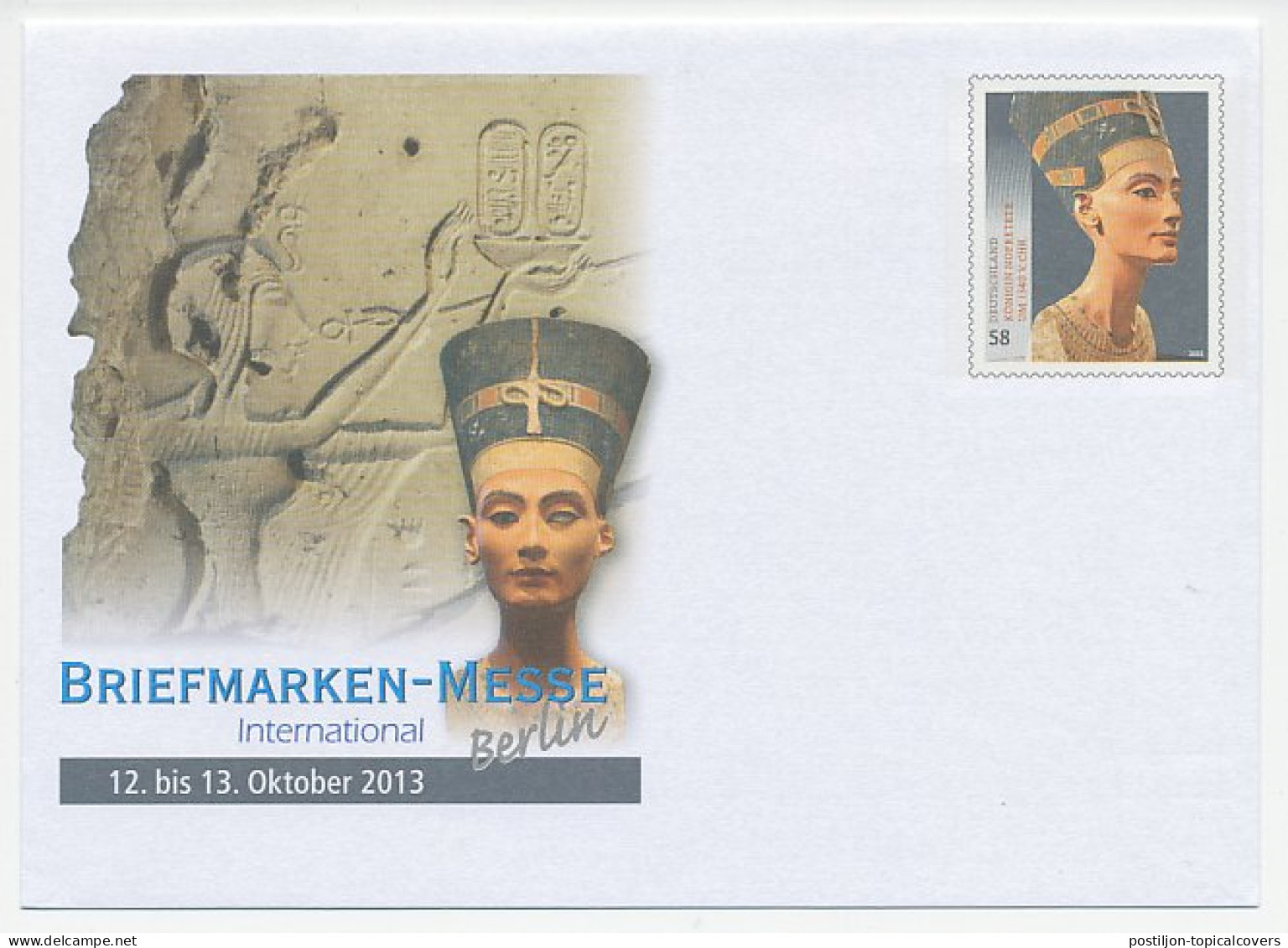 Postal Stationery Germany 2013 Queen Nefertiti - Egyptology