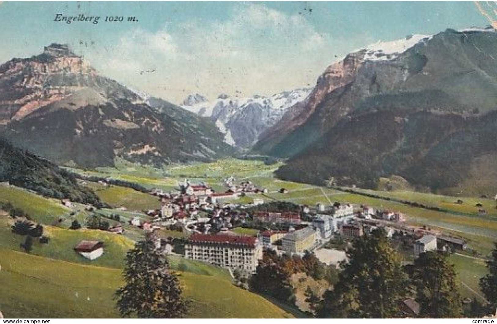 Switzerland   Panoramablick Mit Spannoerter Urner Alpen Engelberg - Autres & Non Classés