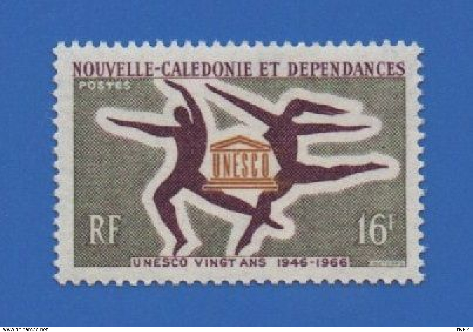 NOUVELLE CALÉDONIE 329 NEUF ** UNESCO - Unused Stamps