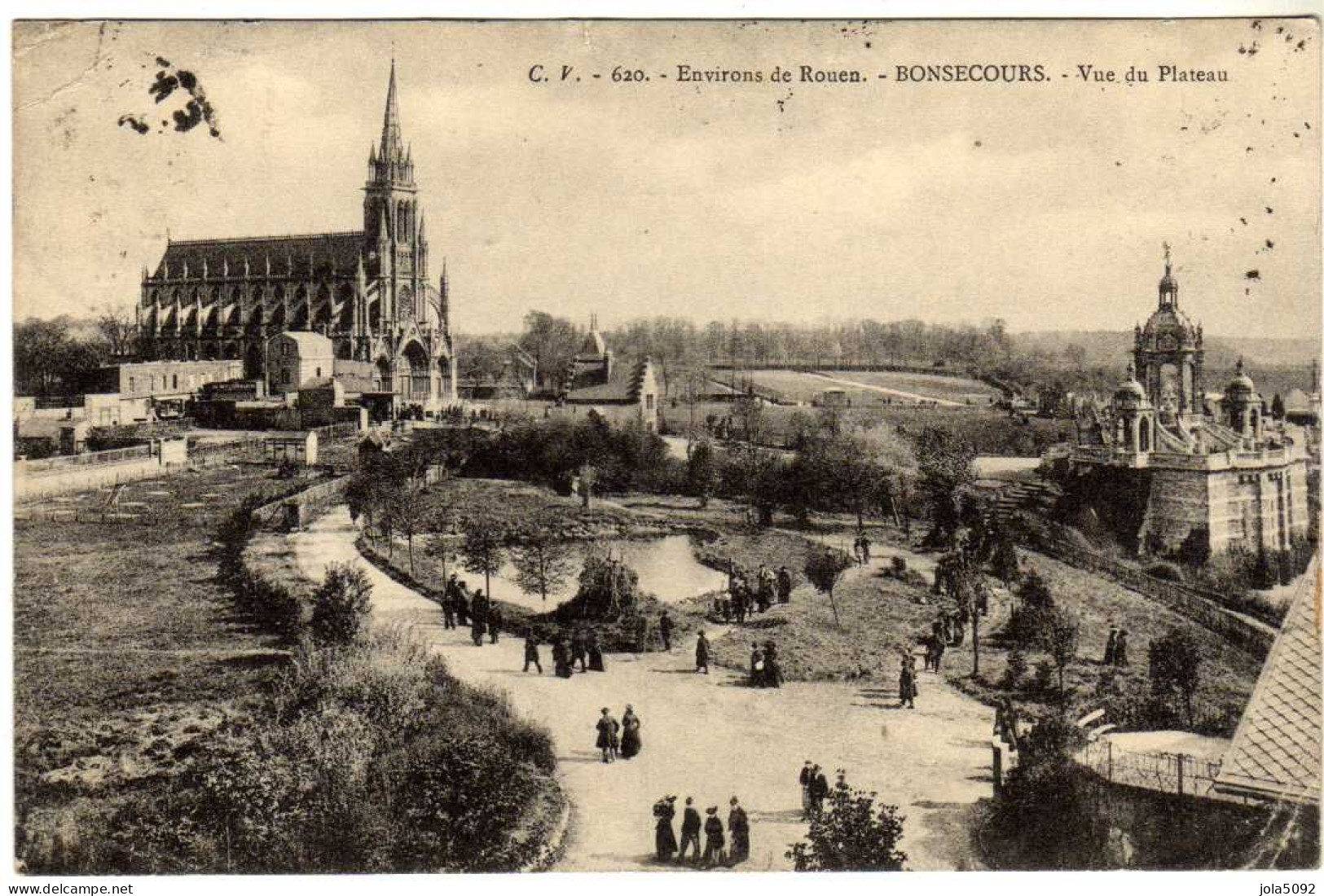 76 / BONSECOURS - Vue Du Plateau - Bonsecours