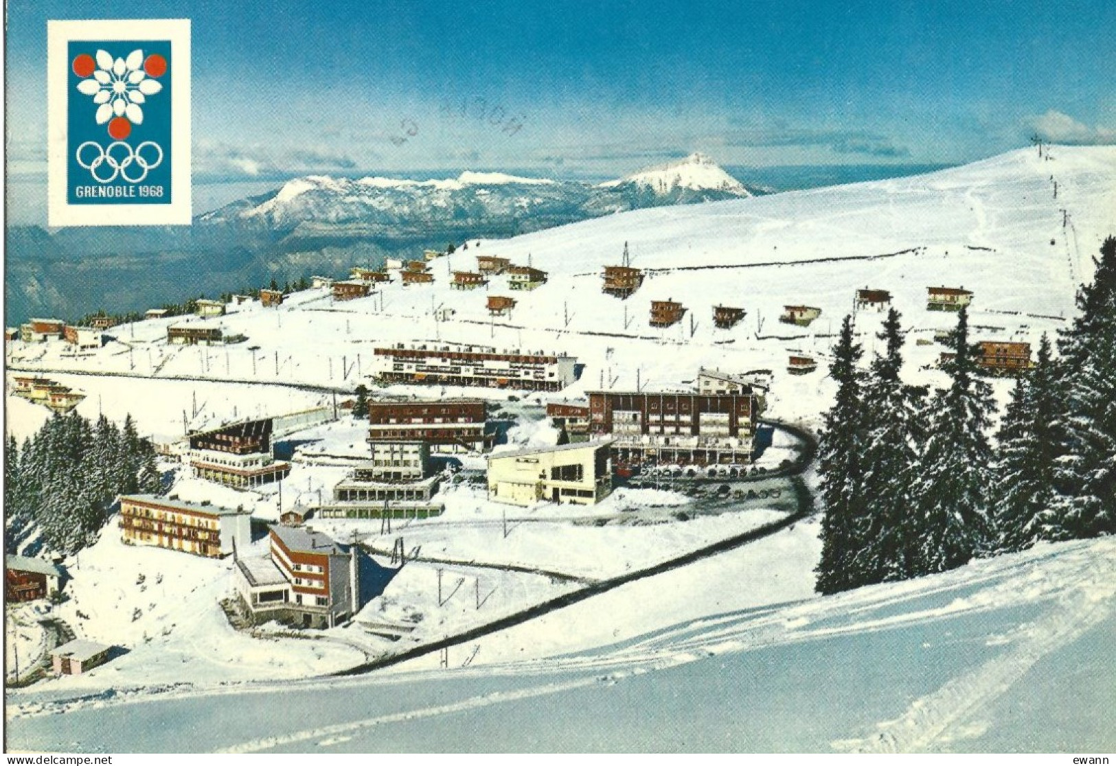 Carte Postale - Jeux Olympiques De Grenoble 1968 - Chamrousse - Chamrousse