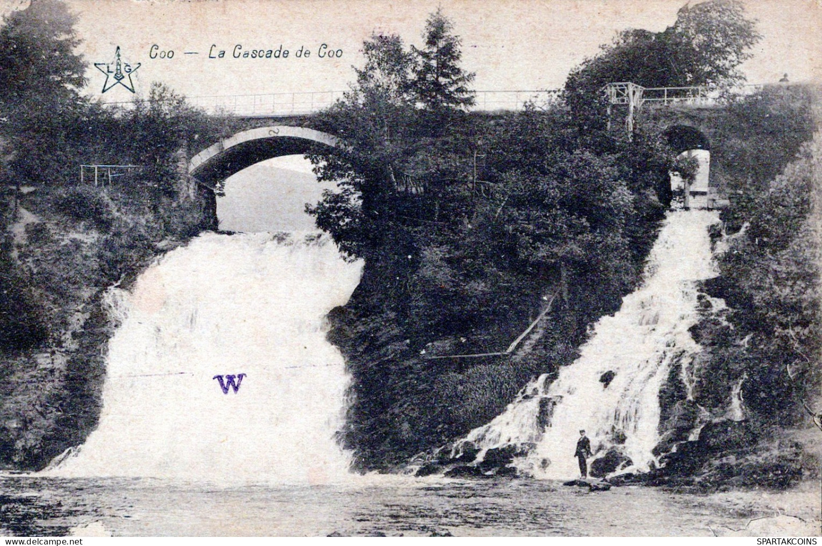 BELGIEN COO WASSERFALL Provinz Lüttich (Liège) Postkarte CPA #PAD143.DE - Stavelot