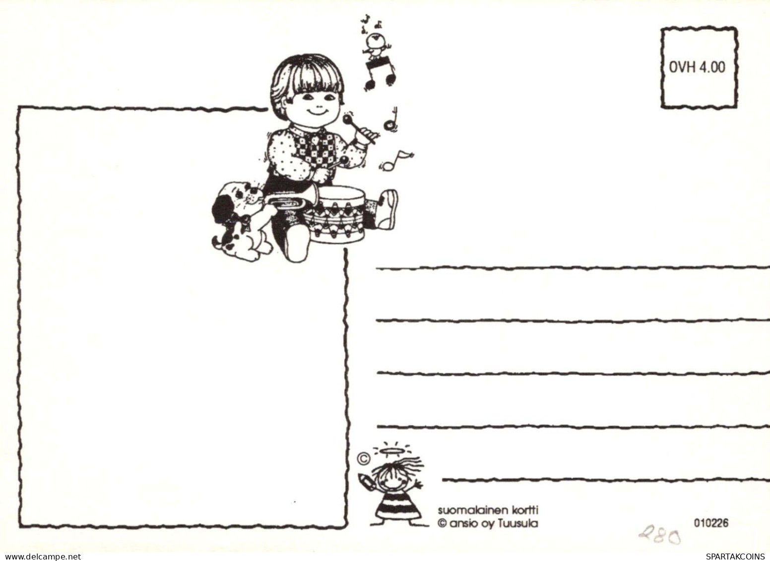 NIÑOS HUMOR Vintage Tarjeta Postal CPSM #PBV335.ES - Humorkaarten