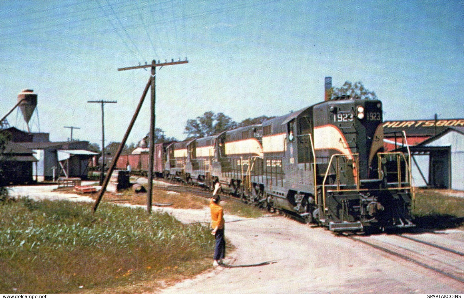 TREN TRANSPORTE Ferroviario Vintage Tarjeta Postal CPSMF #PAA540.ES - Trains