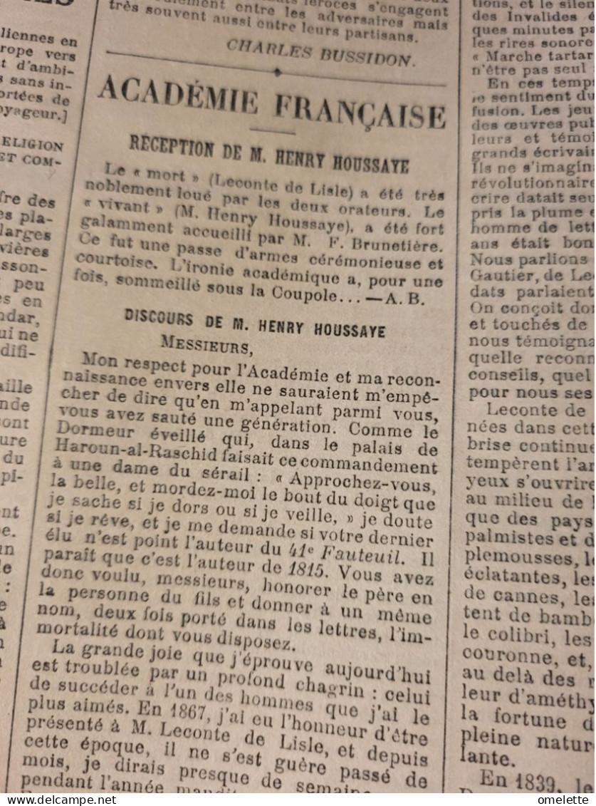 ANNALES 95 /CARDINAL BOYER PERRAUD/GENERAL DAVOUST /HENRY HOUSSAYE  ACADEMIE /PANURGE PLANQUETTE SAINT ALBIN MEILHAC - Zeitschriften - Vor 1900