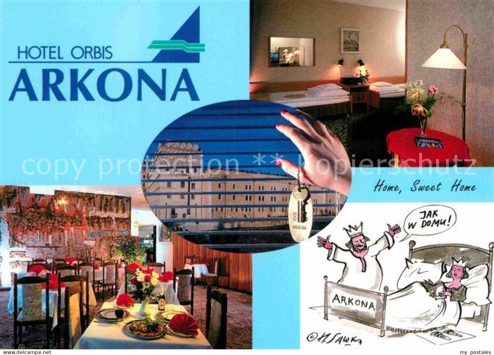 72892814 Szczecin Stettin Hotel Orbis Arkona Stettin - Poland