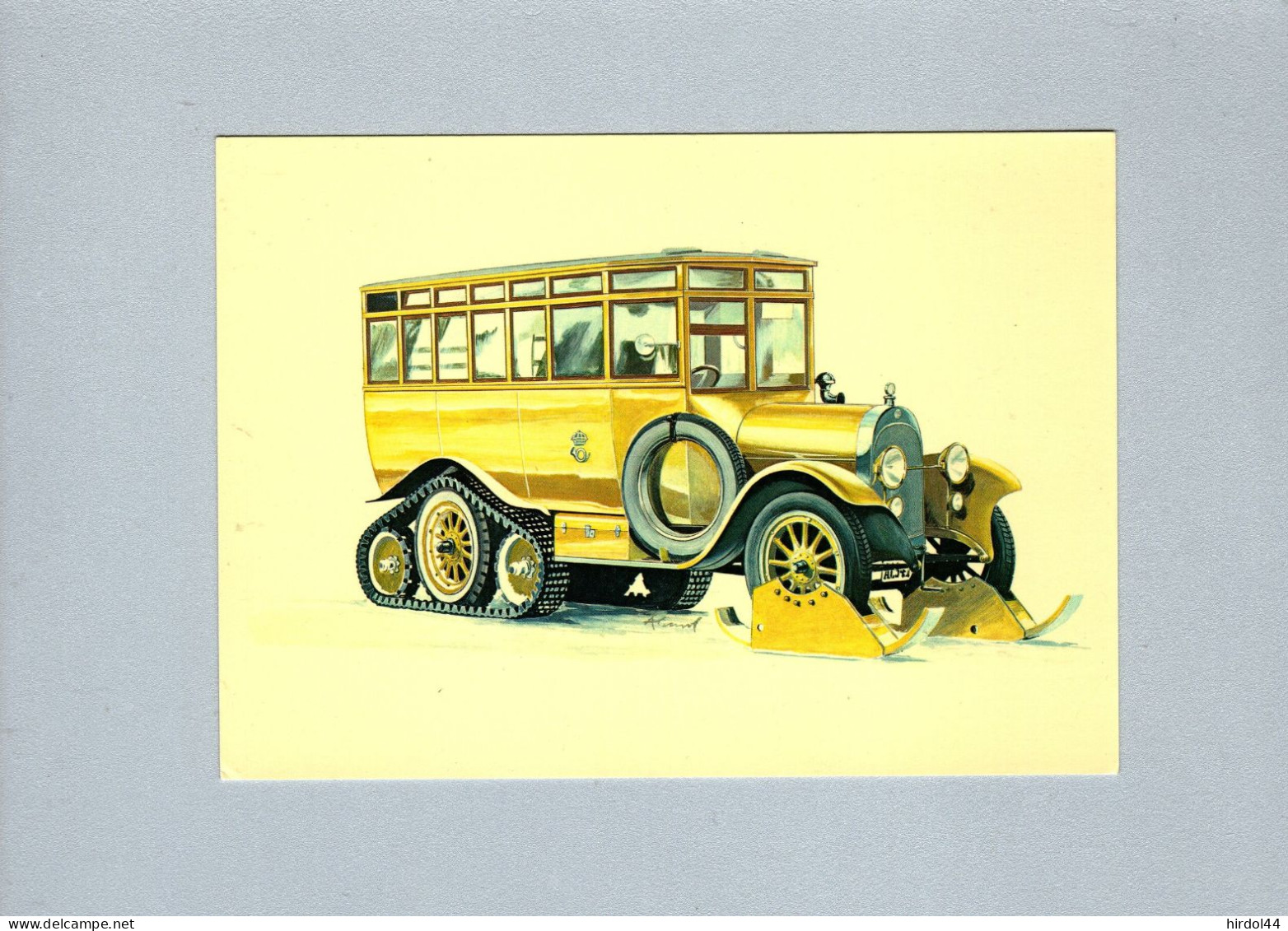 Automobile : Postal Bus Scania Vabis 1923 - Bus & Autocars