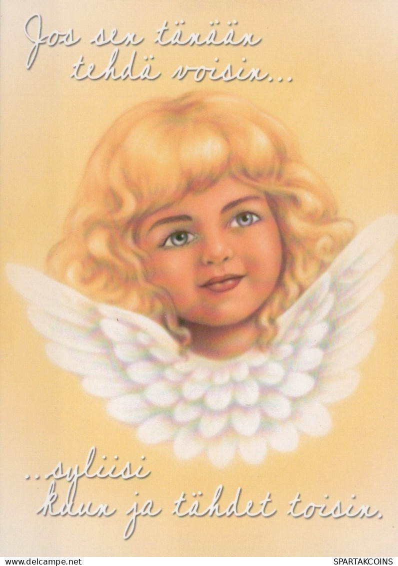 ANGELO Buon Anno Natale Vintage Cartolina CPSM #PAH001.IT - Angels